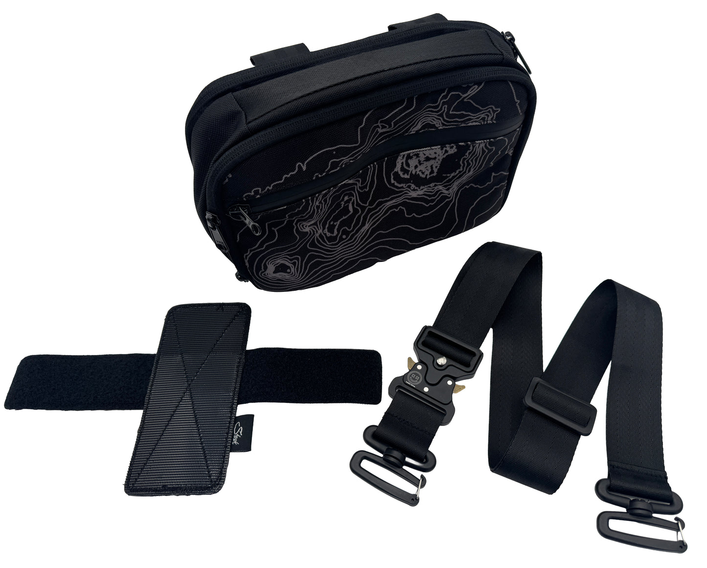 Shook Concealed Carry Sling – Topo Dark Mode