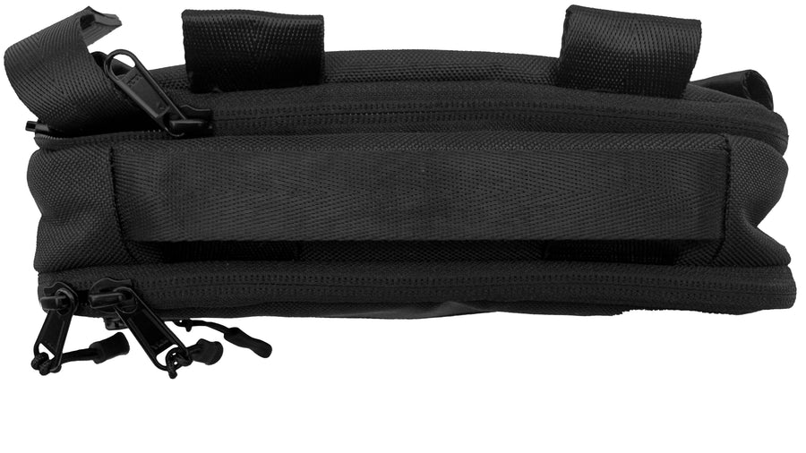 Shook sling bag showing low-profile, non-printing design